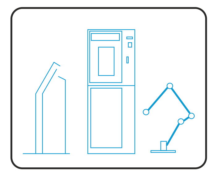 2д картинка з металевими корпусами різного призначення
